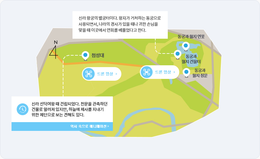 역사 답사지 미니맵